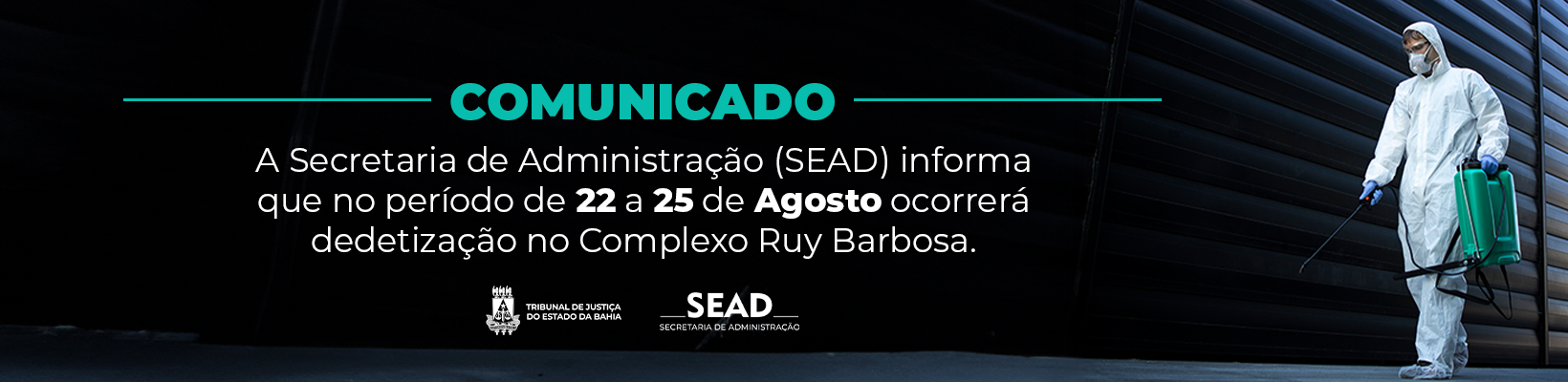 Imagem de banner com título DEDETIZAÇÃO RUY BARBOSA