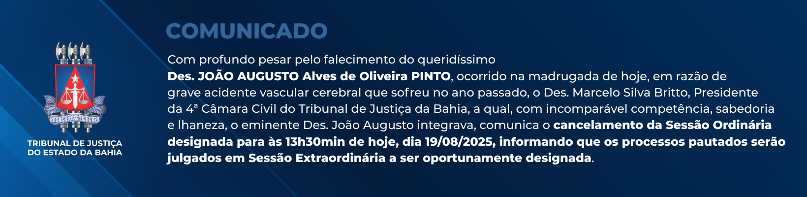 Imagem de banner com título Banner – 4ª Câmara