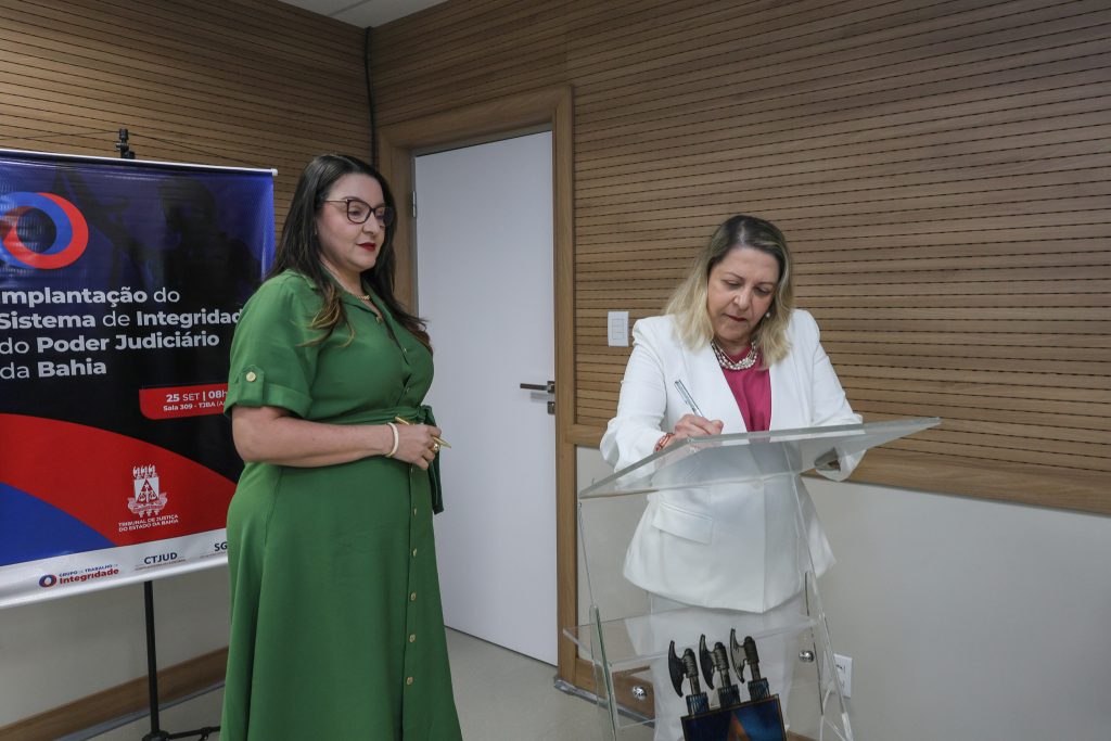 TJBA oficializa a implantação do seu Sistema de Integridade    