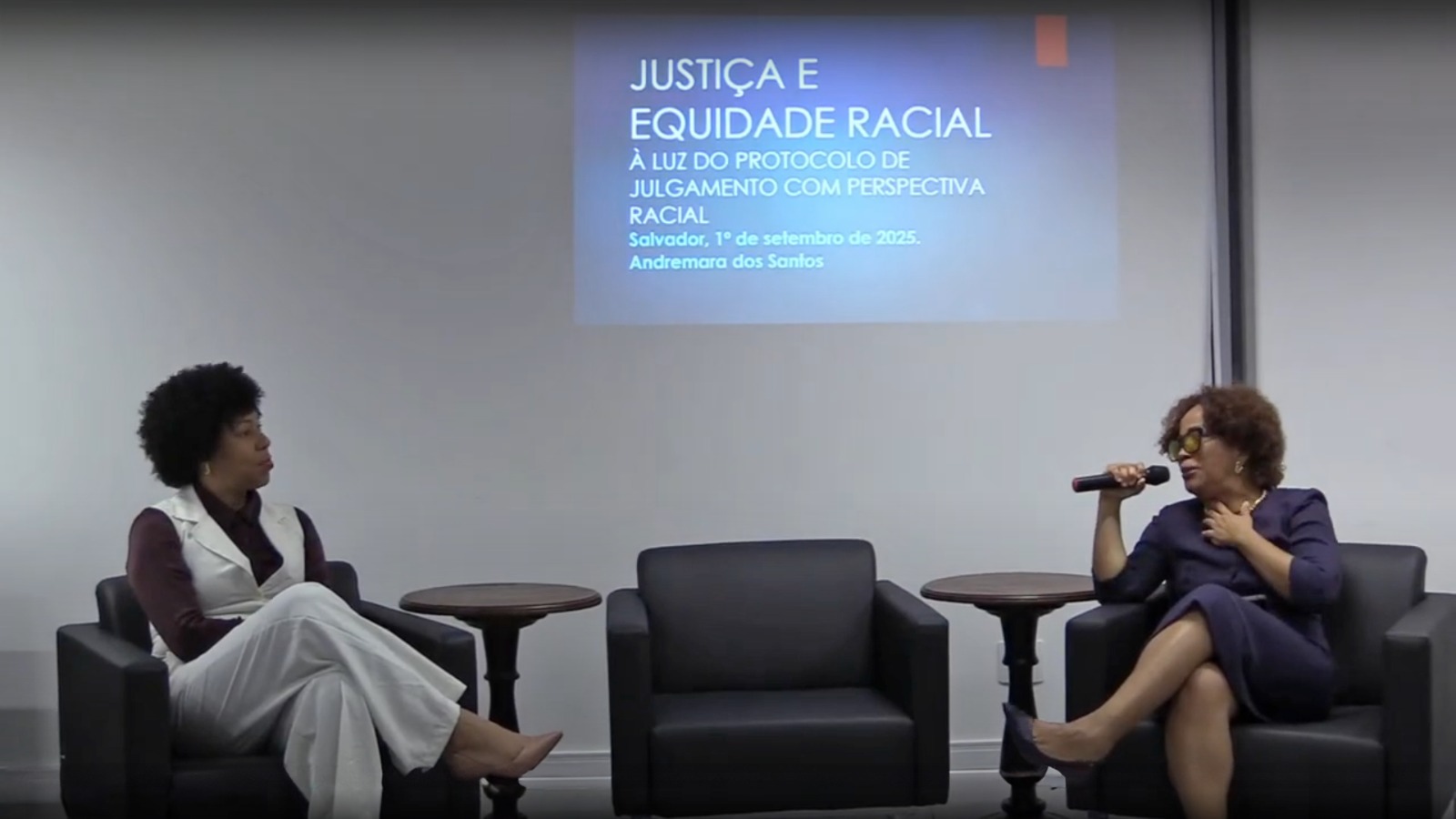 Juíza Andremara dos Santos conduz palestra de abertura do Curso sobre Justiça e Equidade Racial     