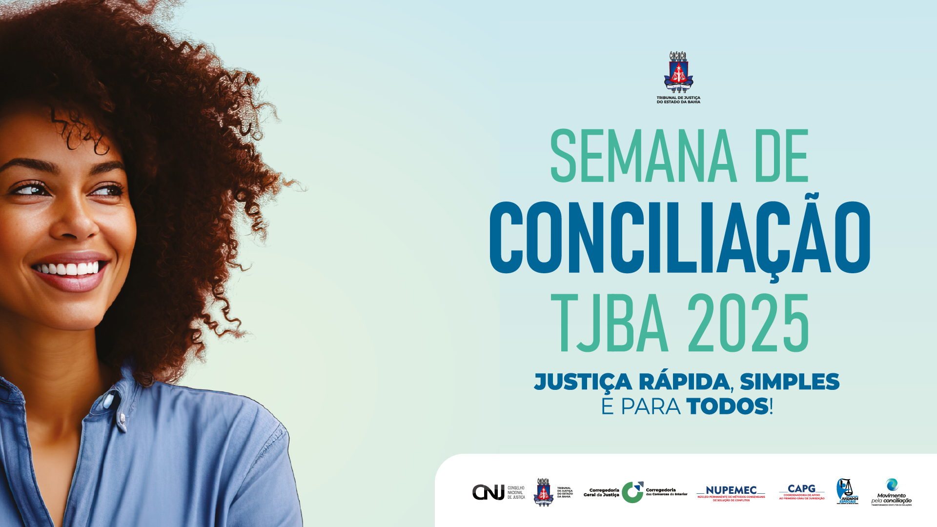 TJBA promove Semana Estadual de Conciliação entre 15 e 19 de setembro   