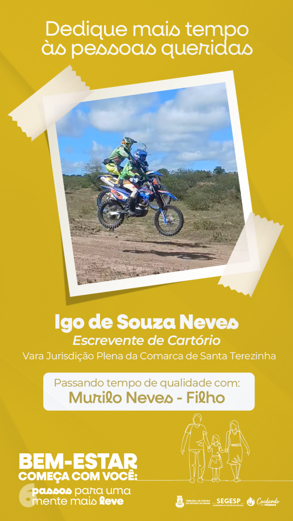 Encontrar com alguém especial contribui para o bem-estar emocional; campanha do TJBA incentiva o autocuidado     