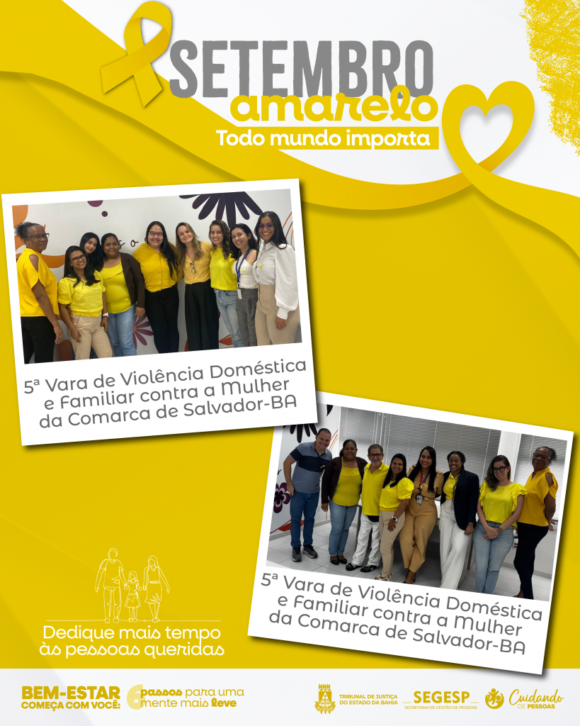 TJBA desenvolve ações para promover o bem-estar e a saúde mental de magistrados, servidores e colaboradores     