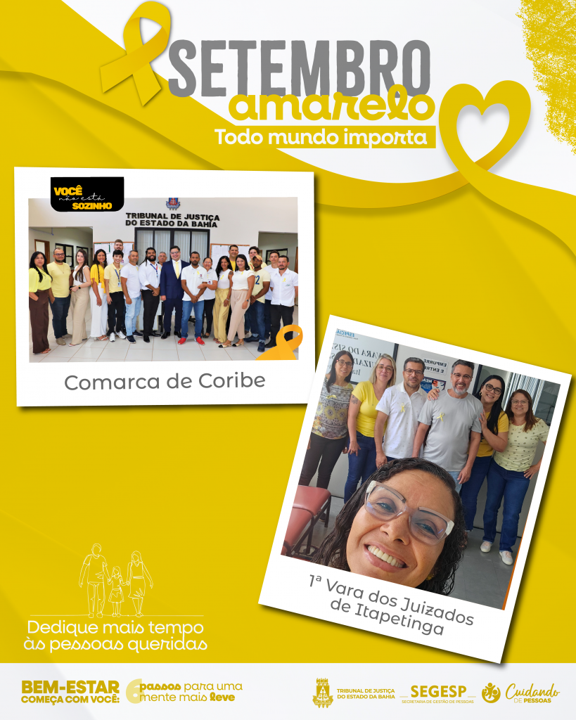 TJBA desenvolve ações para promover o bem-estar e a saúde mental de magistrados, servidores e colaboradores     