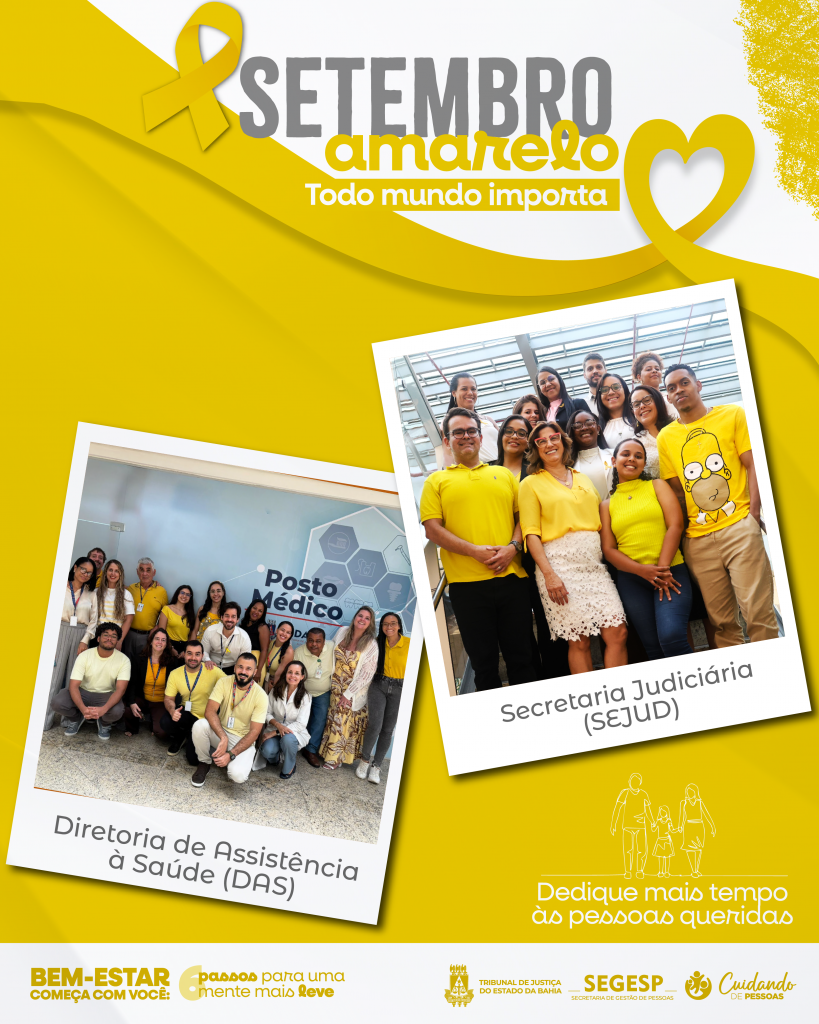 TJBA desenvolve ações para promover o bem-estar e a saúde mental de magistrados, servidores e colaboradores     