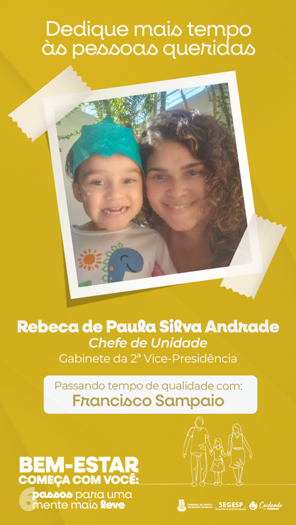 Encontrar com alguém especial contribui para o bem-estar emocional; campanha do TJBA incentiva o autocuidado     
