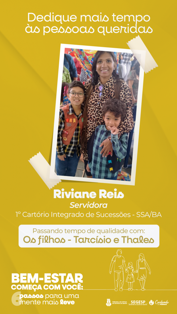 Encontrar com alguém especial contribui para o bem-estar emocional; campanha do TJBA incentiva o autocuidado     