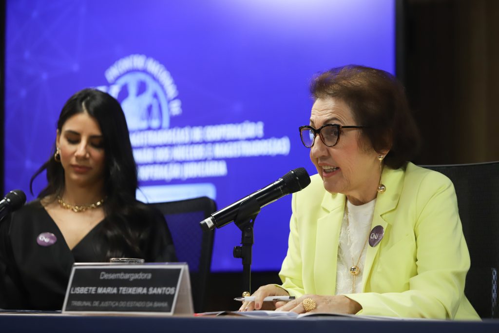 Desembargadora do TJBA preside painel durante o 4º Encontro Nacional de Magistrados(as) de Cooperação   