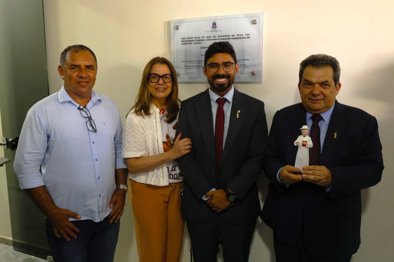 Praça de Justiça e Cidadania em Canudos tem presença do Ministro Carlos Pires Brandão, inauguração de Cejusc e audiência pública sobre reparação pelos danos da guerra de 1897   