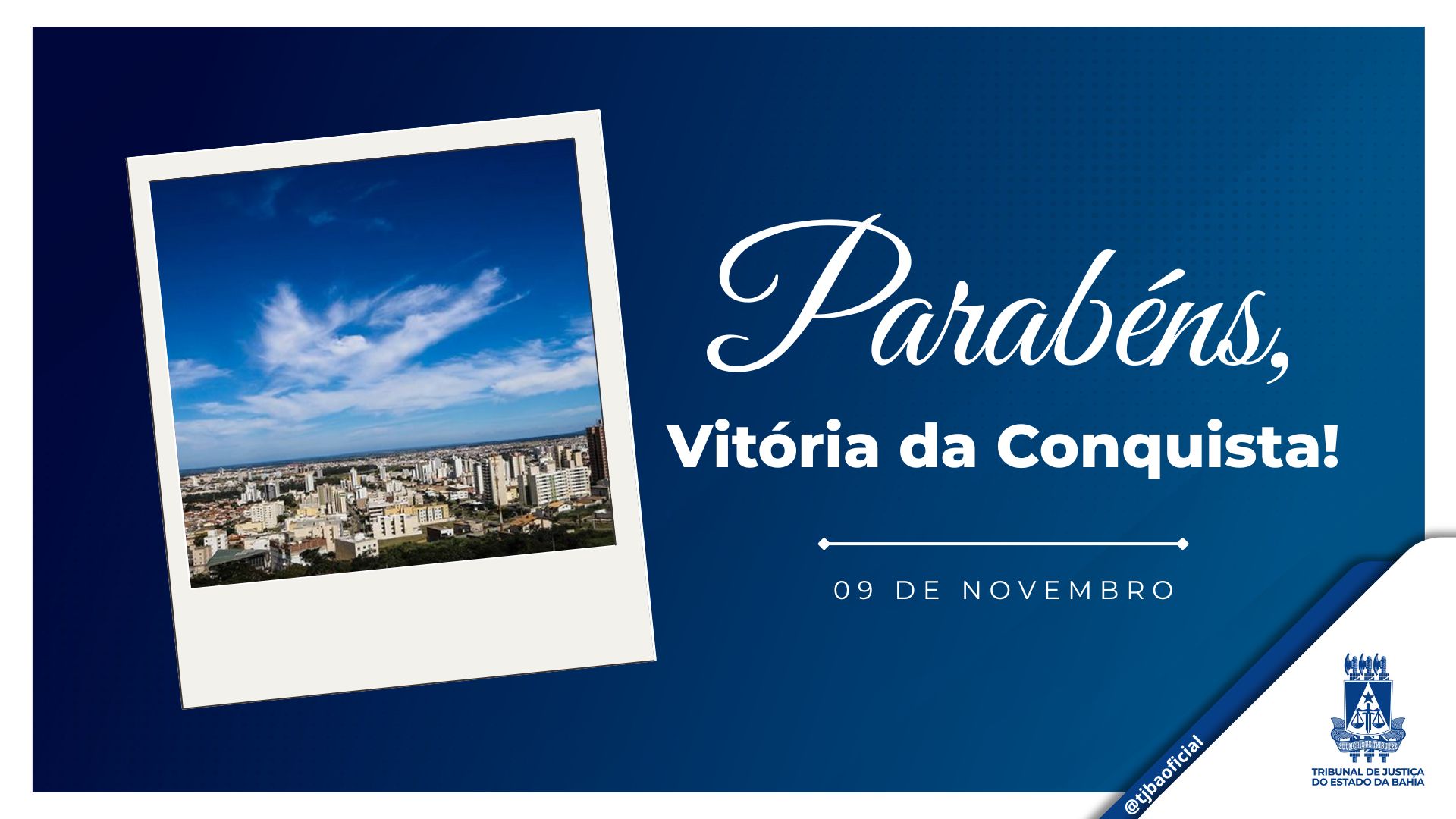 Parabéns, Vitória da Conquista!  