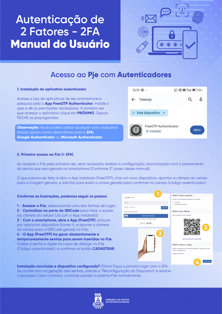 PJe terá autenticação em múltiplos fatores a partir de 3 de novembro    
