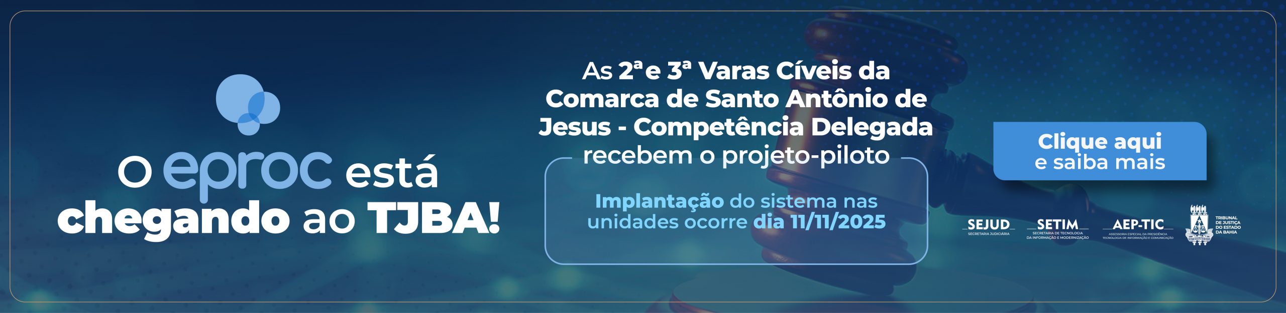 Imagem de banner com título EPROC