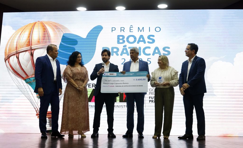 Servidor do TJBA é destaque em premiação de boas práticas no funcionalismo público