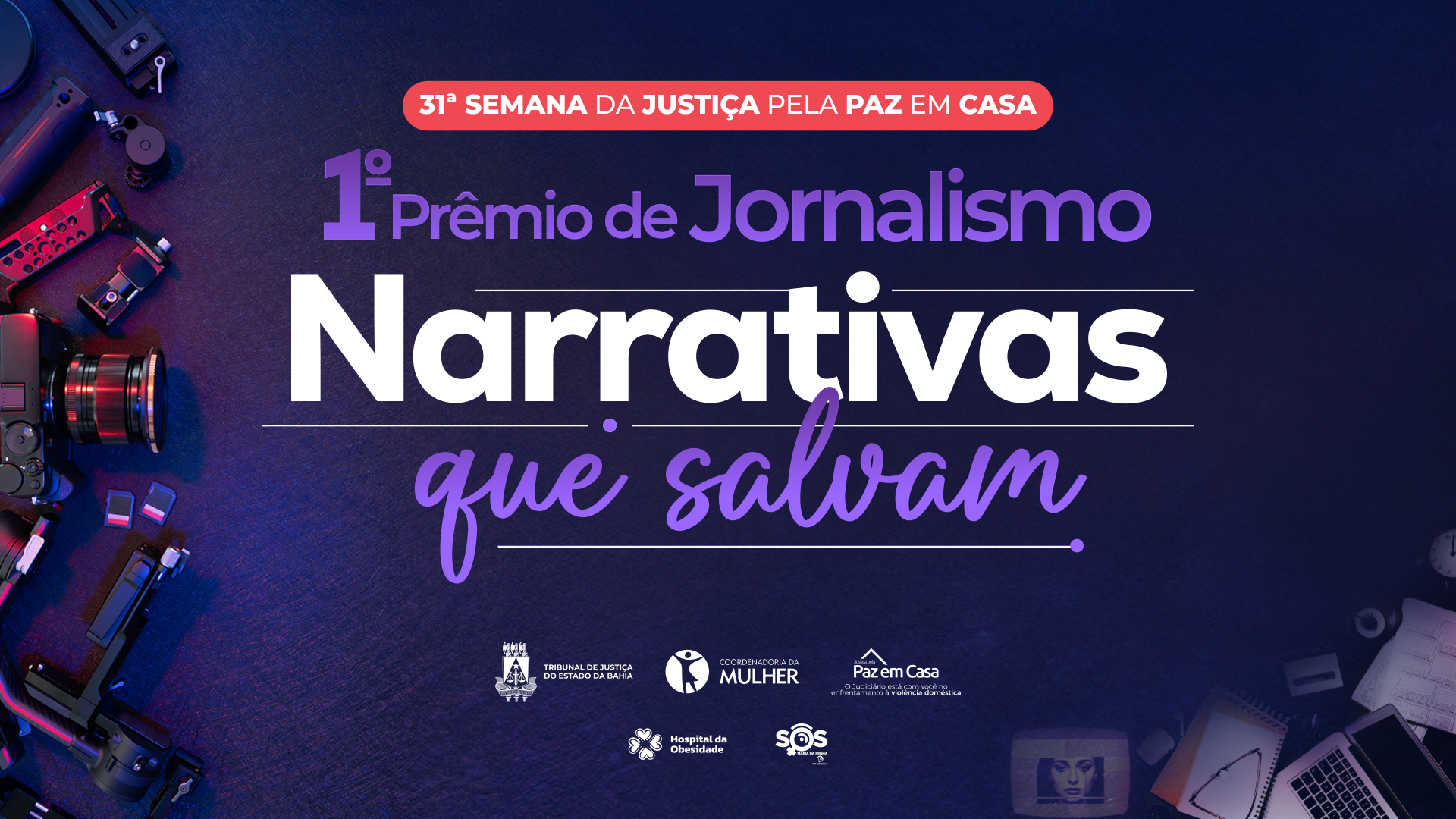 Programação da 31ª Semana da Justiça pela Paz em Casa conta com prêmio inédito de jornalismo; confira as categorias e participe   