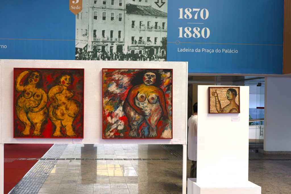 TJBA recebe exposição de pinturas do artista Sante Scaldaferri