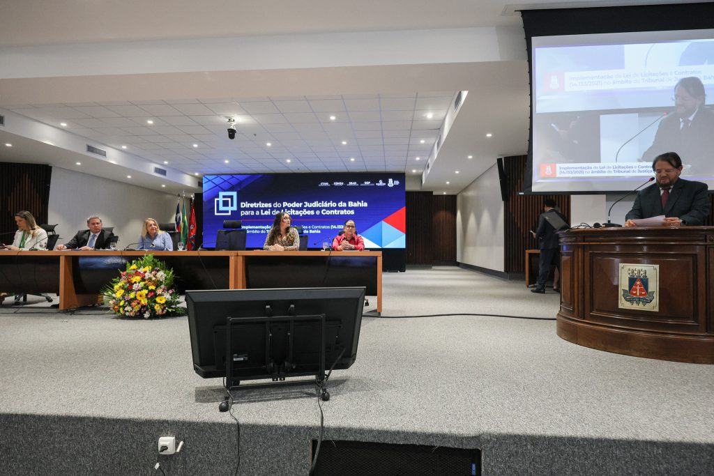 Capacitação coloca o TJBA em posição pioneira no processo de licitações públicas