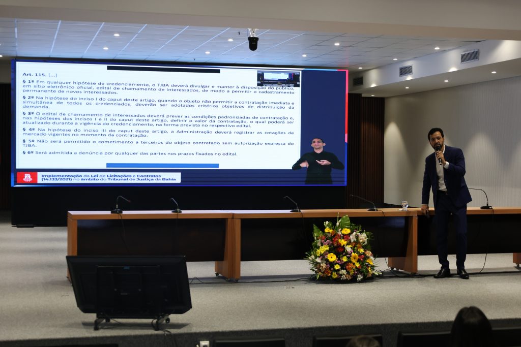 Capacitação coloca o TJBA em posição pioneira no processo de licitações públicas