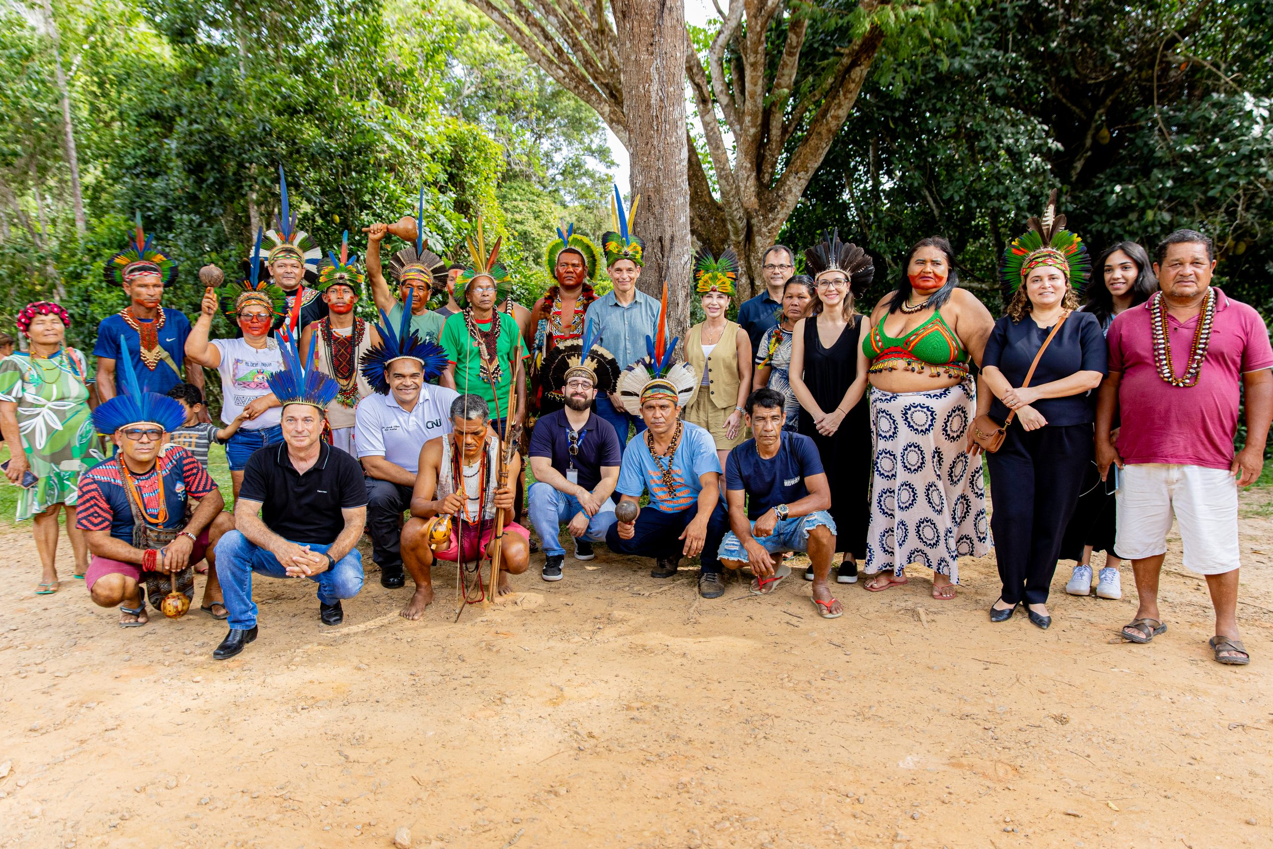 Comissão Nacional de Soluções Fundiárias do CNJ, aliada ao TJBA e ao TRF-1, faz reunião com aldeias pataxós no sul da Bahia   