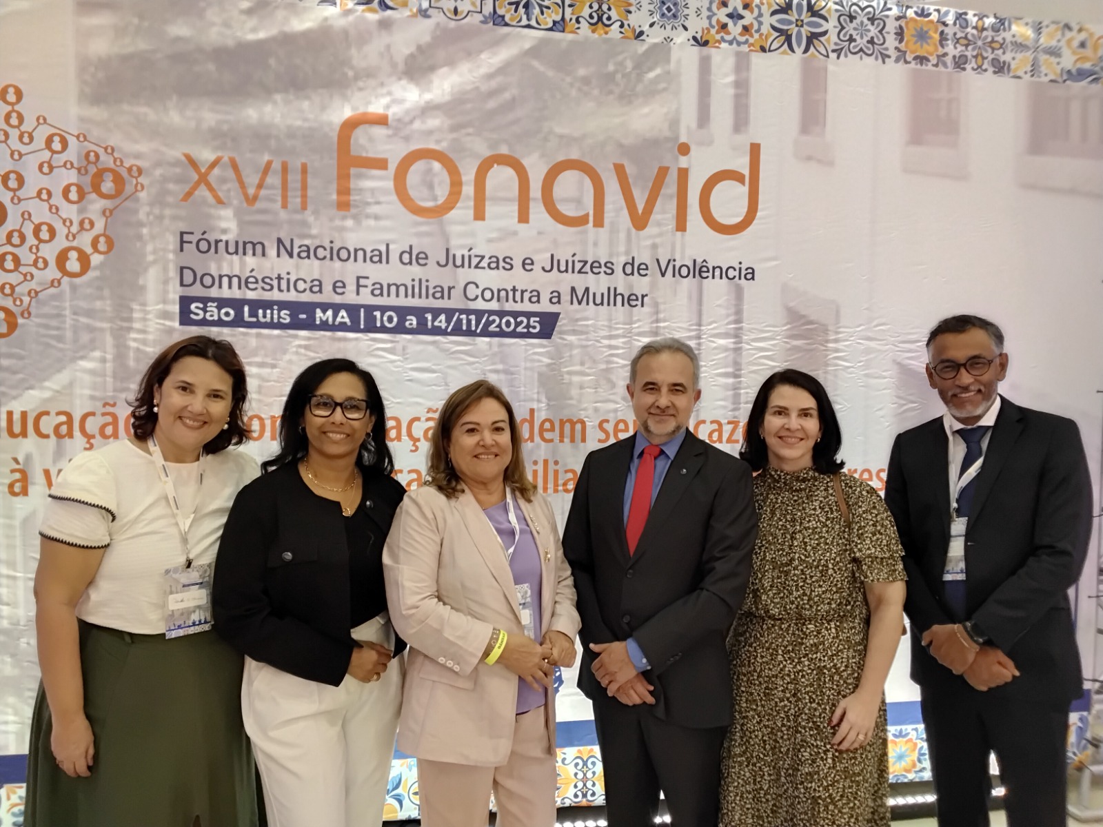 Desembargadora Nágila Brito e equipe da Coordenadoria da Mulher representam o TJBA no XVII Fonavid em São Luís   