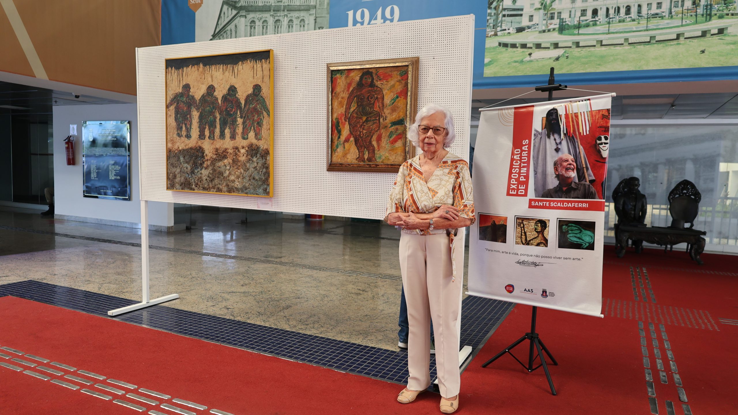 TJBA recebe exposição de pinturas do artista Sante Scaldaferri    