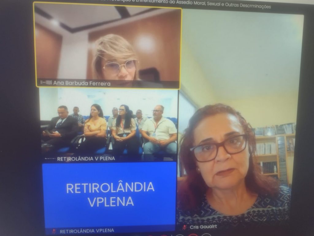 Comissão de Enfrentamento ao Assédio e à Discriminação promove visita on-line à Vara Plena da comarca de Retirolândia    