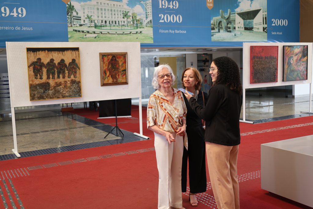 TJBA recebe exposição de pinturas do artista Sante Scaldaferri