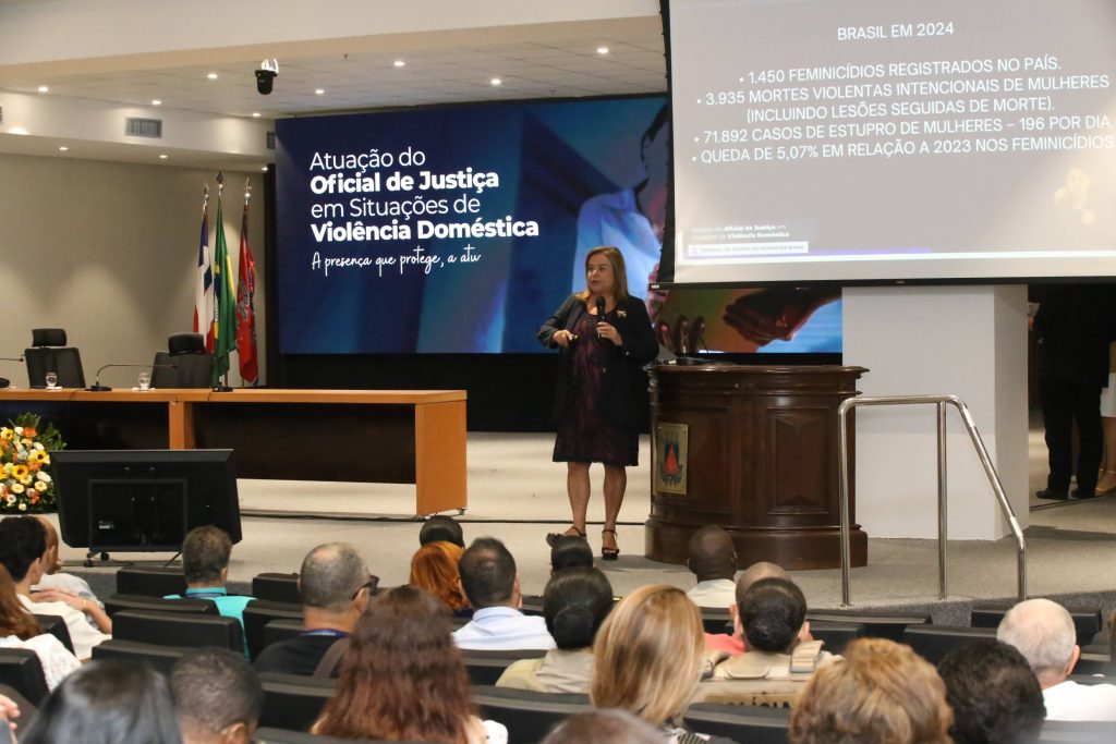 Seminário aborda a atuação do Oficial de Justiça em situações de violência doméstica