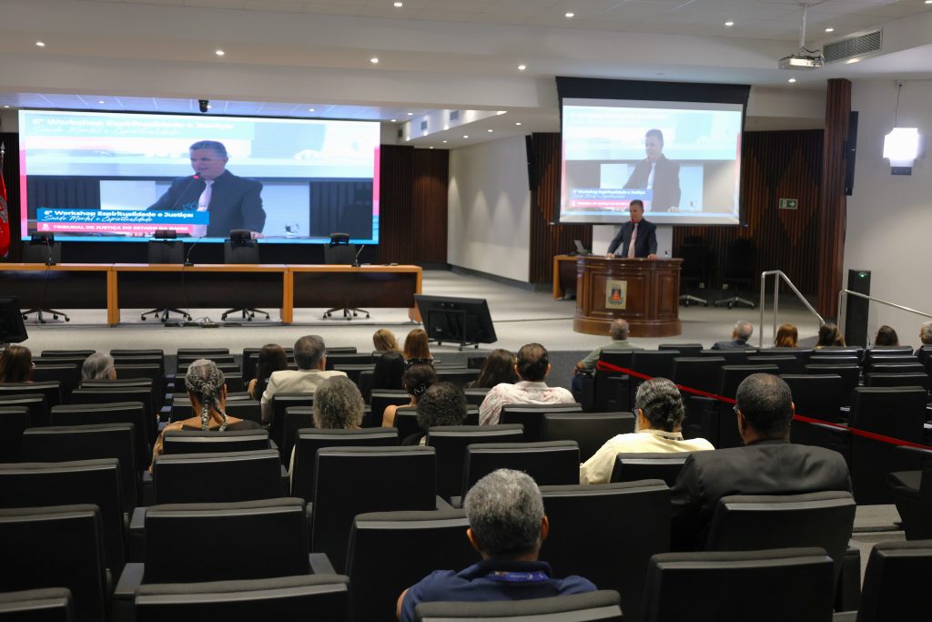 TJBA sedia 6º Workshop Espiritualidade e Justiça, com foco em saúde mental   
