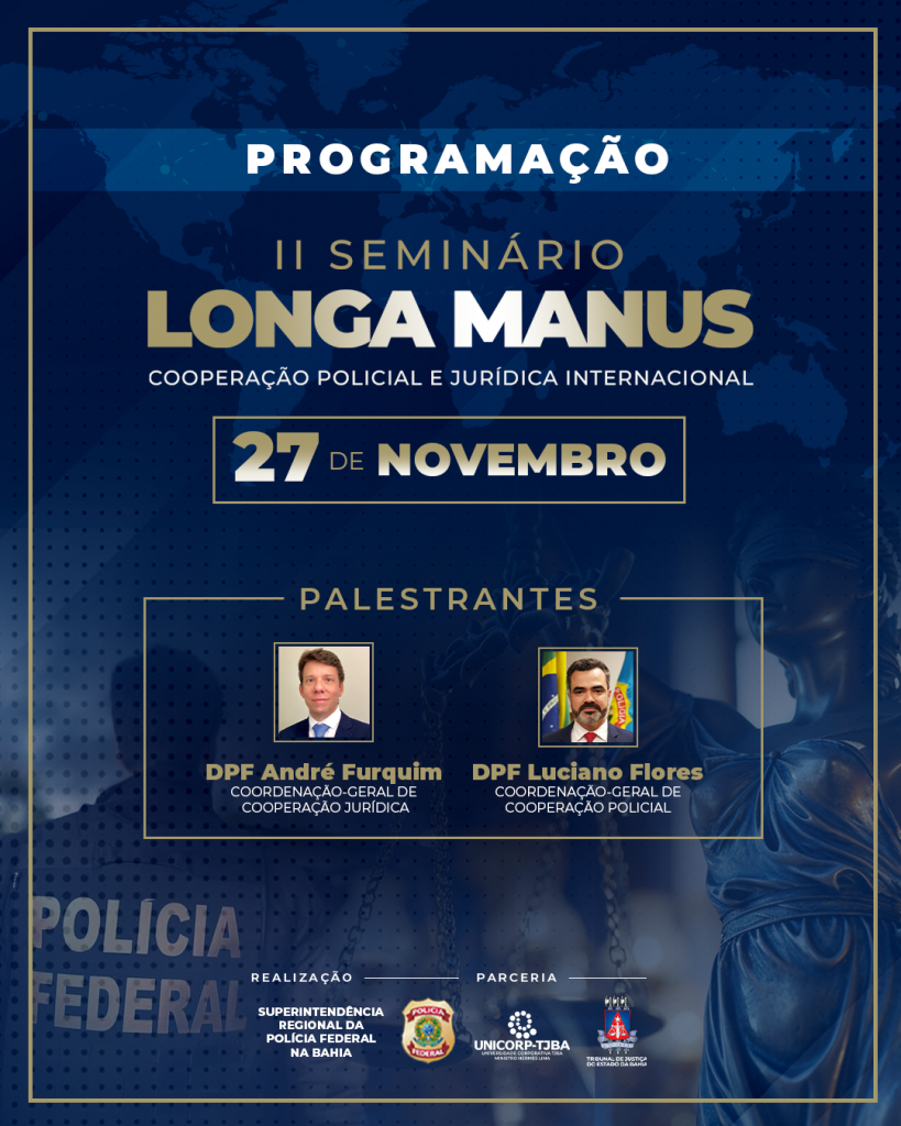 TJBA sedia o II Seminário Longa Manus no dia 27 de novembro