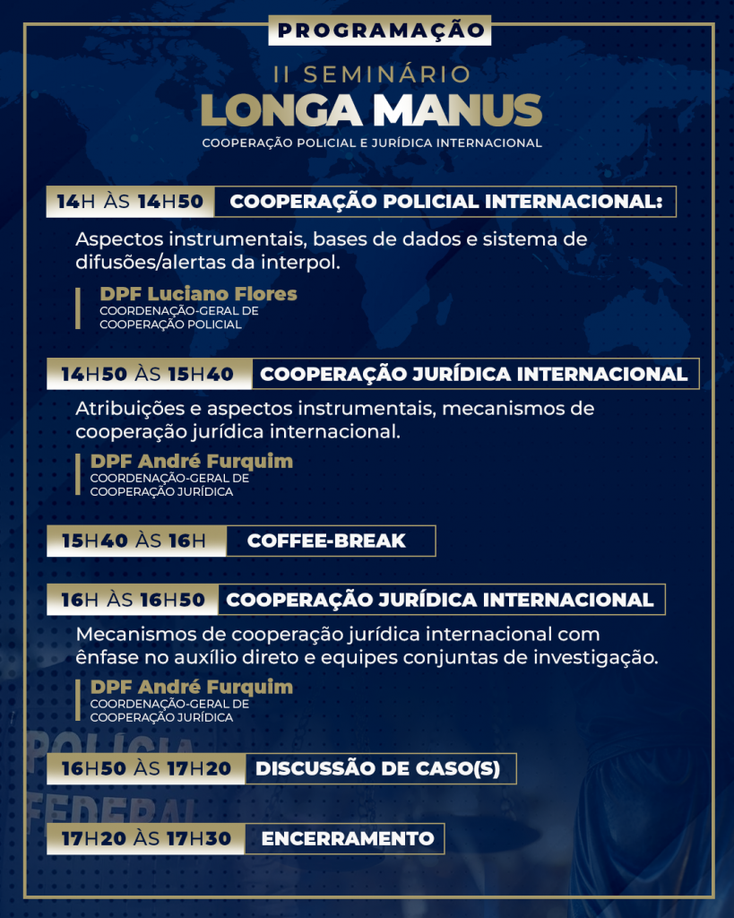 TJBA sedia o II Seminário Longa Manus no dia 27 de novembro