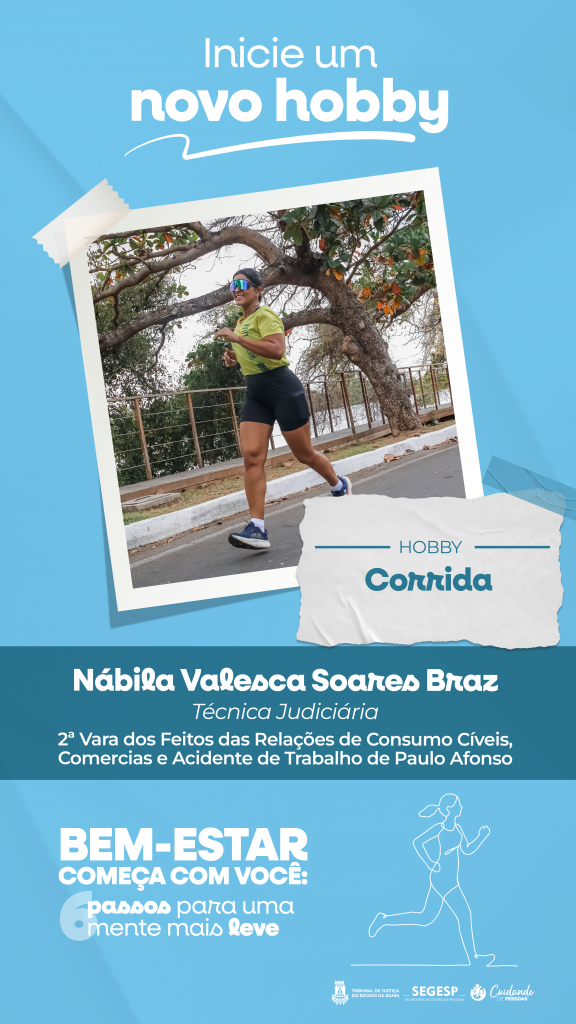 Iniciar um novo hobby reduz o estresse e ajuda no desenvolvimento de habilidades; campanha do TJBA incentiva o autocuidado