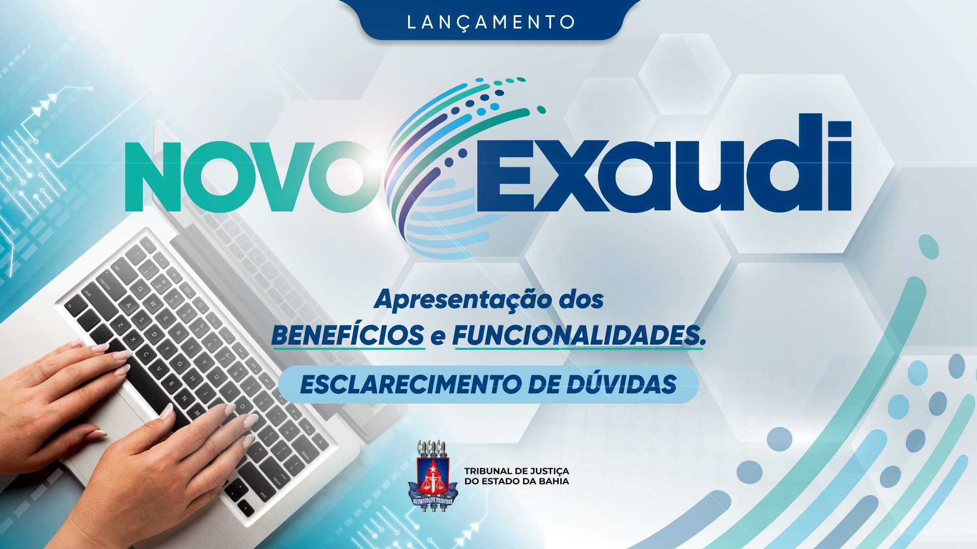 Evento virtual marca o lançamento do Novo Exaudi; participe e conheça as funcionalidades da plataforma    