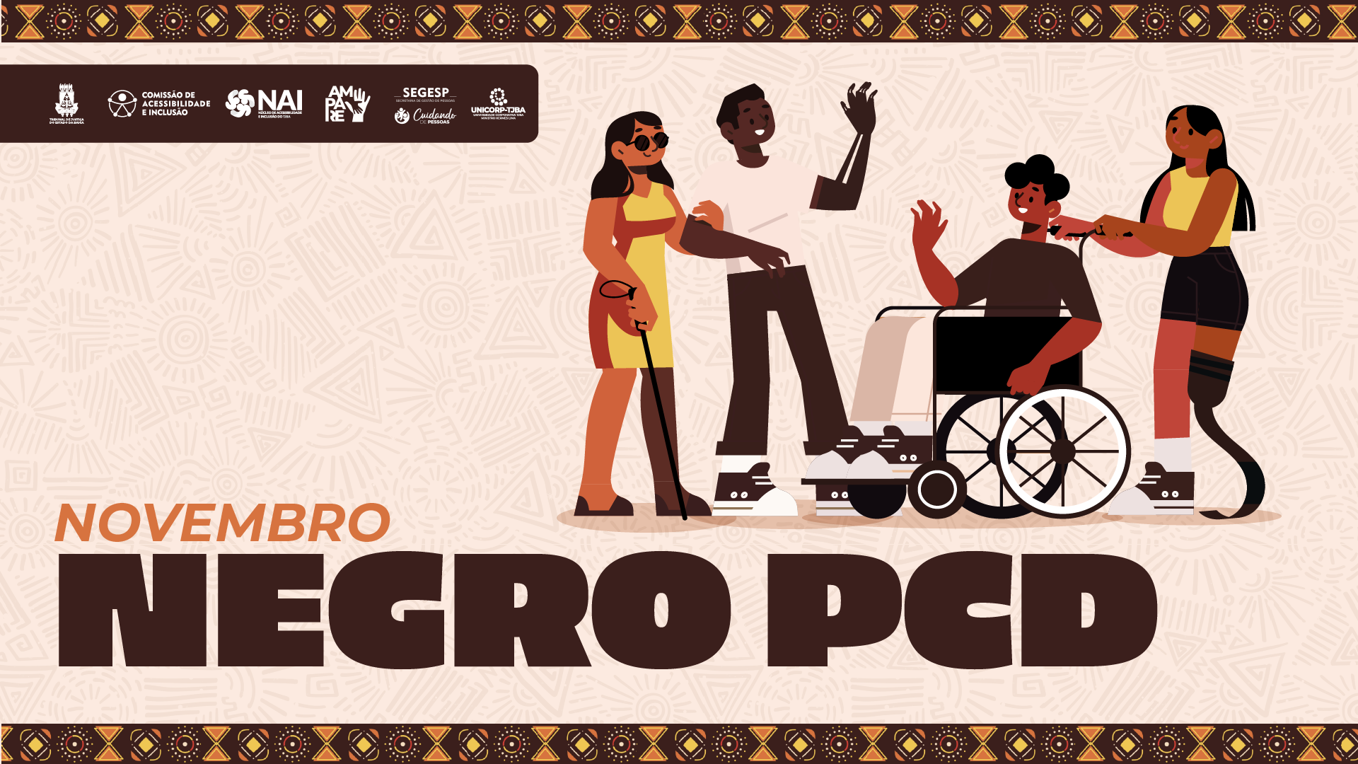 Novembro Negro no TJBA contará com roda de conversa sobre raça e deficiência   