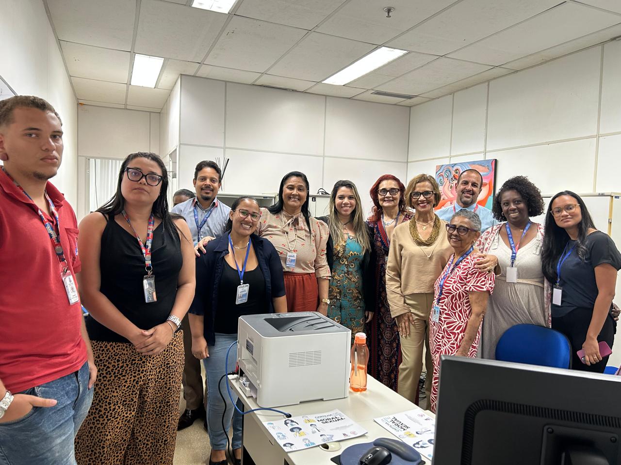 Diretoria de Suprimento e Patrimônio recebe visita da Comissão de Enfrentamento ao Assédio e à Discriminação   