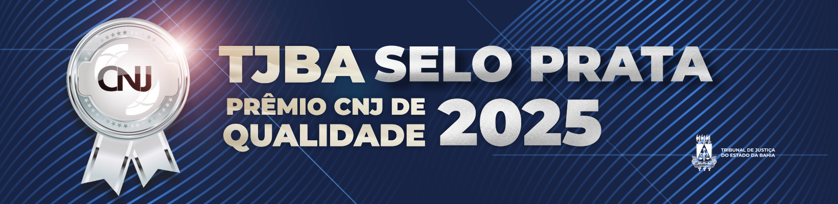 Imagem de banner com título Selo Prata – CNJ