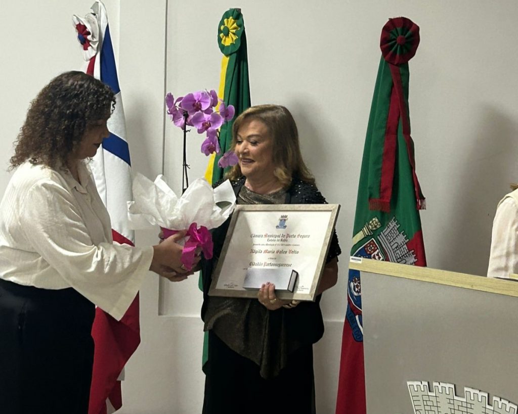 Desembargadora Nágila Brito é agraciada com o Título de Cidadã Porto-Segurense   