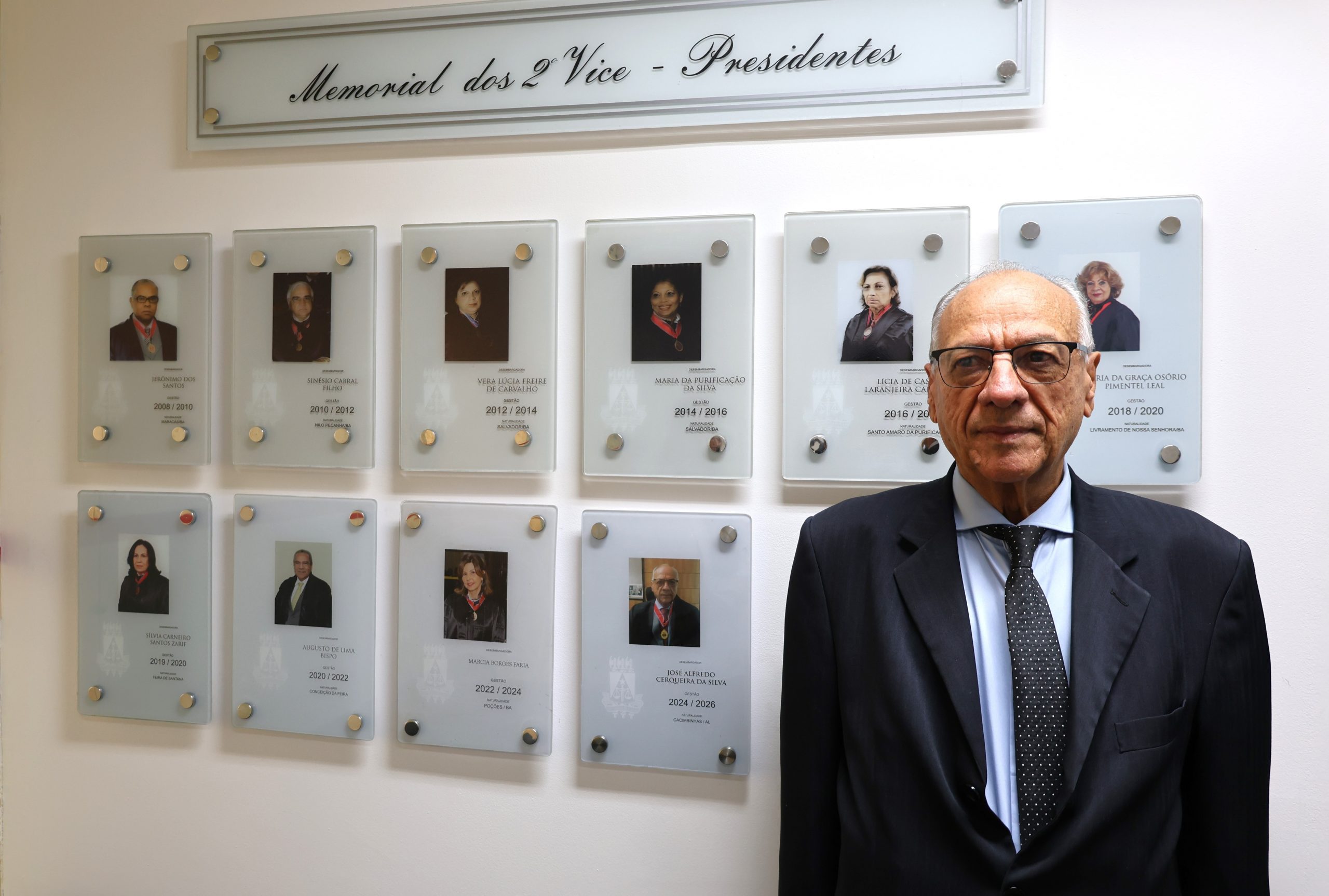 Desembargador José Alfredo Cerqueira da Silva entra para o Memorial dos 2º Vice-Presidentes   