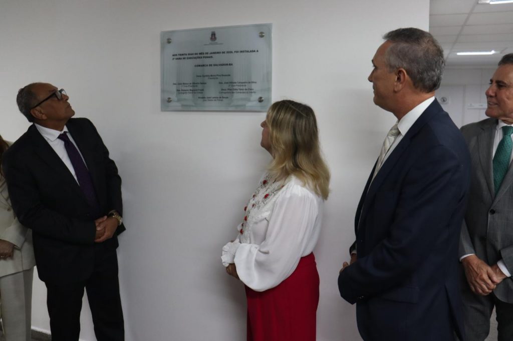 Presidente do TJBA instala mais uma unidade judicial: a 3ª Vara de Execuções Penais da Comarca de Salvador    
