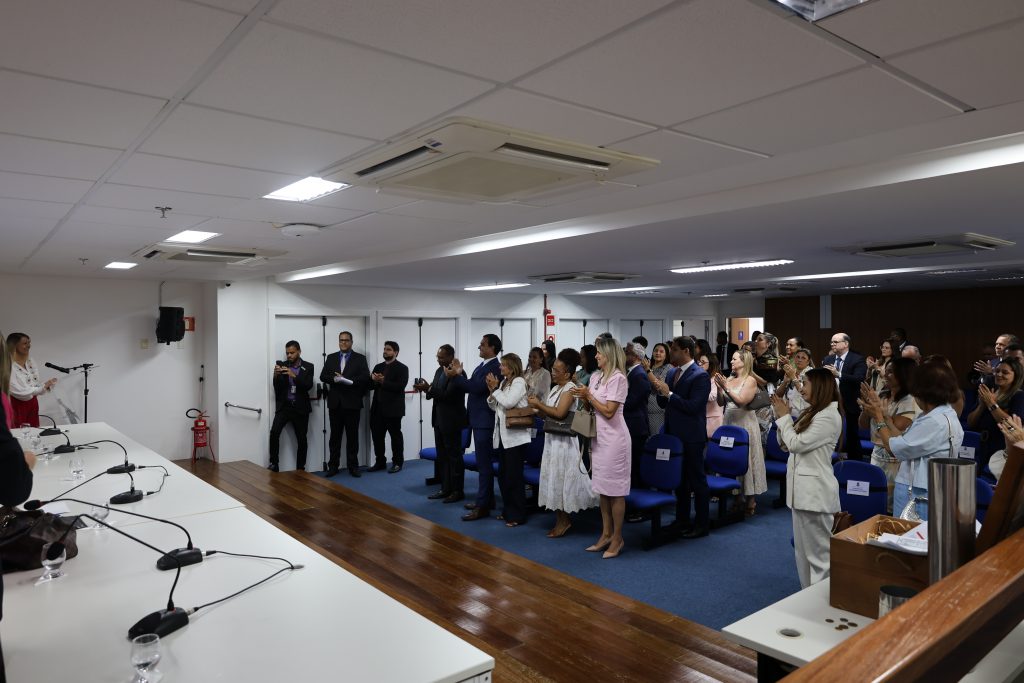 Desembargadora Cynthia Resende instala Pedra Fundamental do novo Fórum Criminal da Comarca de Salvador   