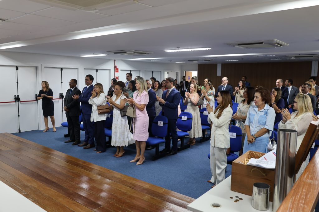 Desembargadora Cynthia Resende instala Pedra Fundamental do novo Fórum Criminal da Comarca de Salvador   
