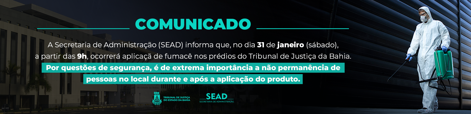 Imagem de banner com título DEDETIZAÇÃO 31/01