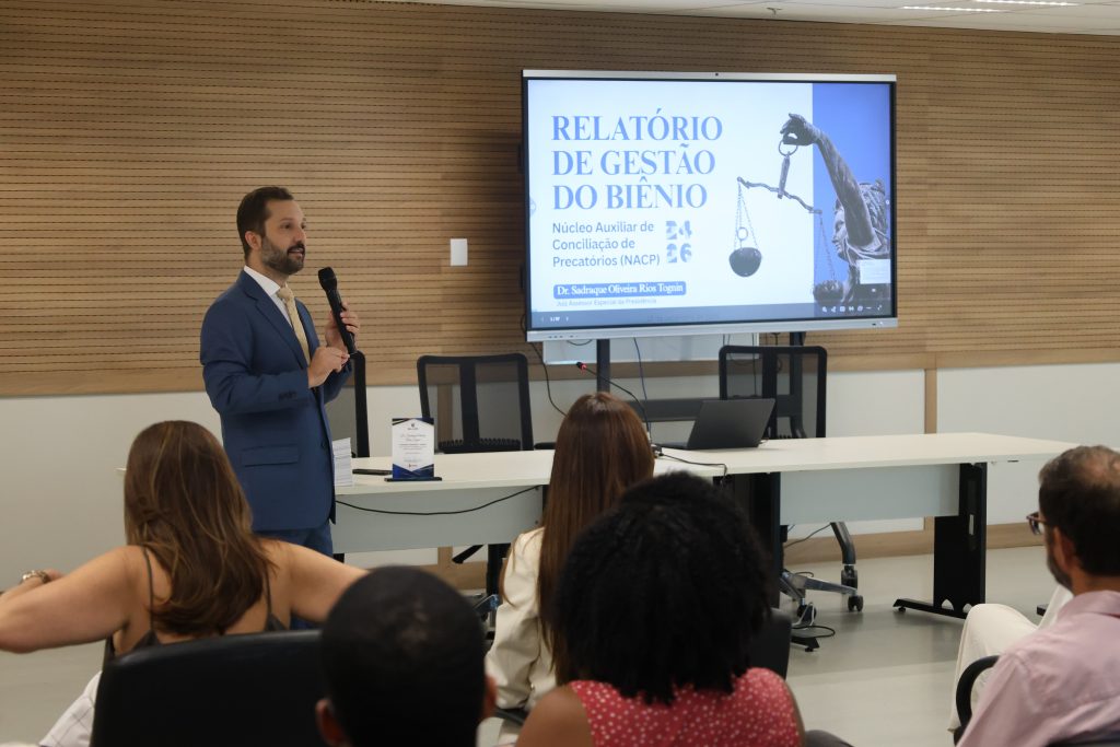 TJBA paga mais de R$ 5 bilhões em precatórios no biênio 2024-2026; valor recorde é destaque na apresentação do balanço das atividades do Núcleo