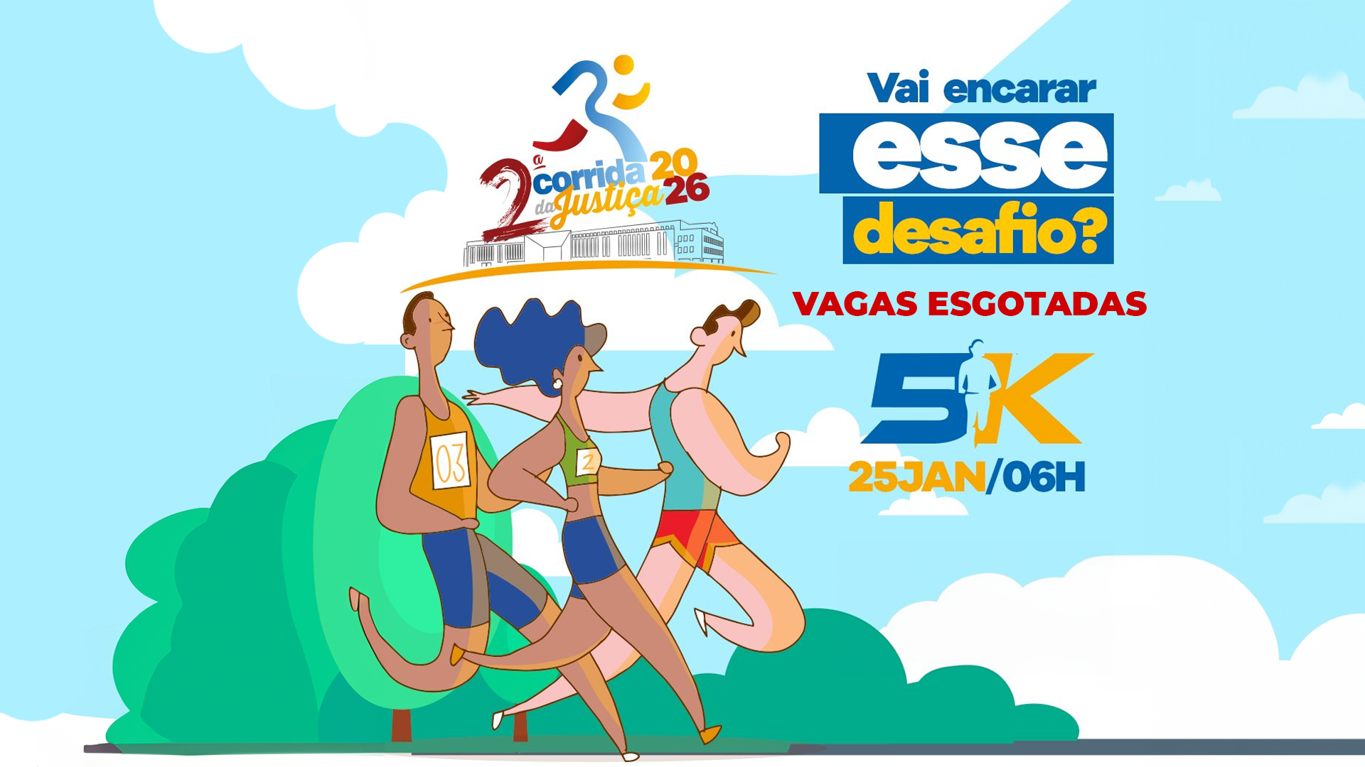 II Corrida da Justiça acontece dia 25/01; confirme a participação   