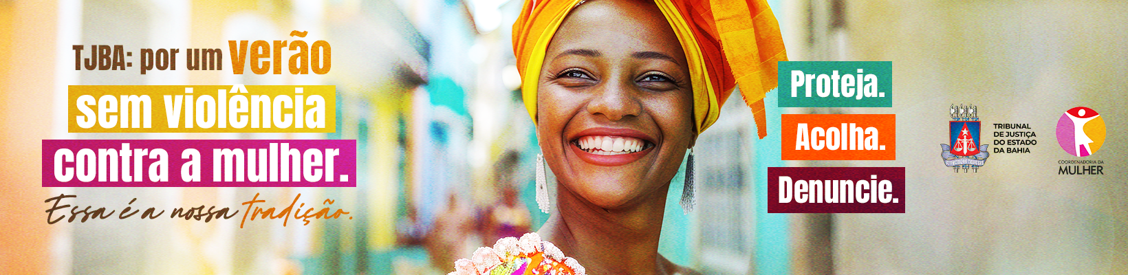 Imagem de banner com título Verão – Coordenadoria da Mulher