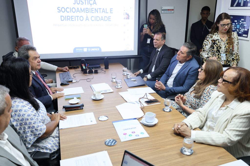 Nupemec recebe reunião interinstitucional para discutir ações de pacificação social em comunidades da Bahia     