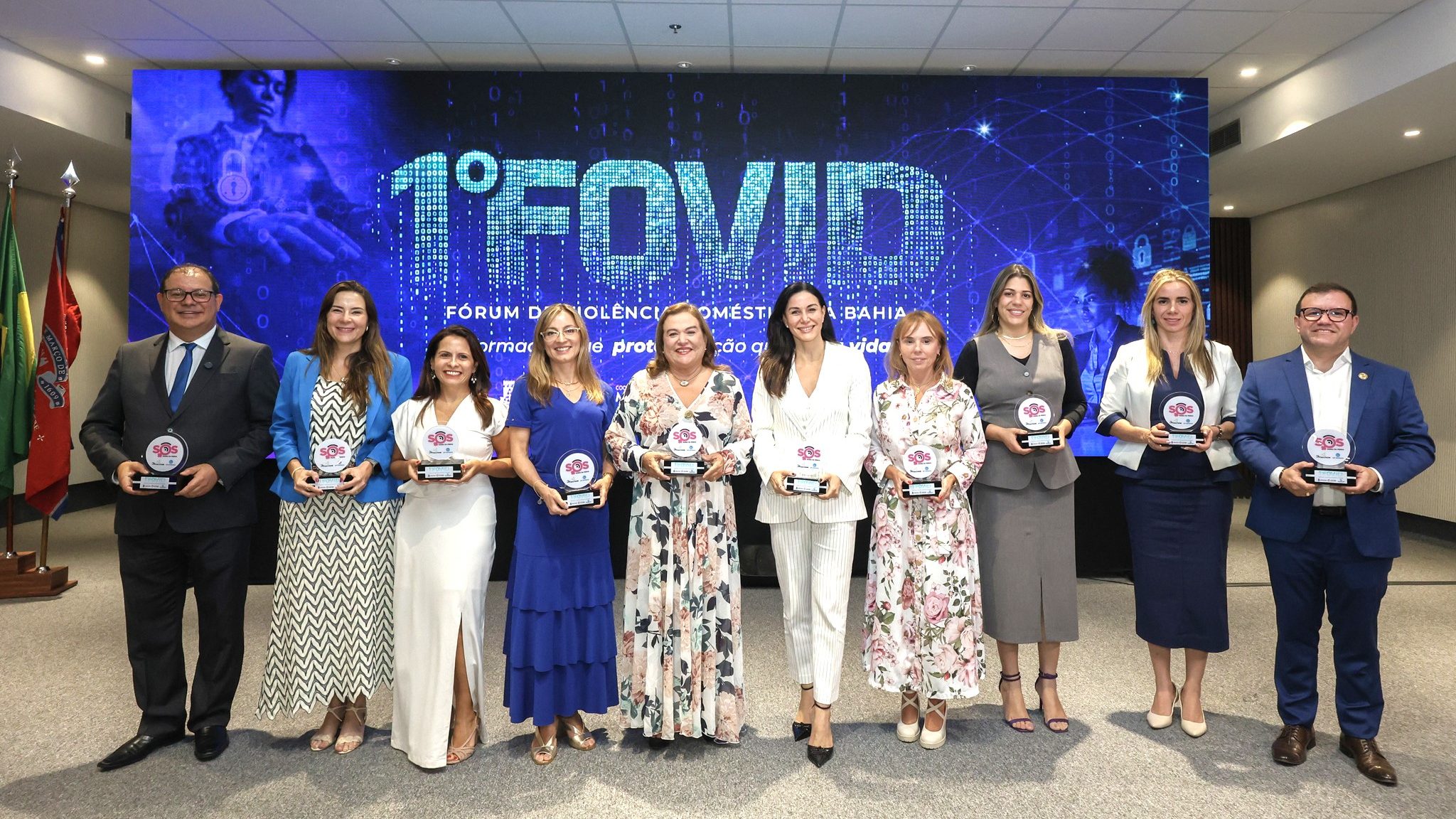 Violência contra a mulher no ambiente digital é tema do 1º Fórum de Violência Doméstica da Bahia (Fovid); evento reuniu autoridades estaduais e nacionais