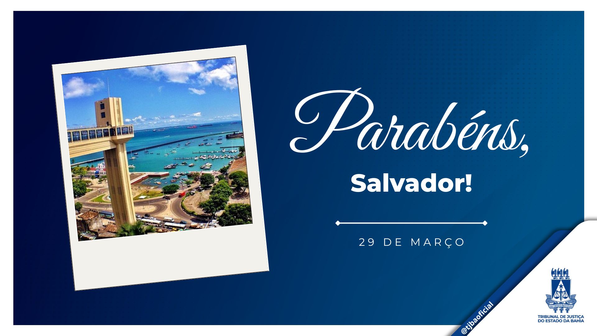 Parabéns, Salvador!  