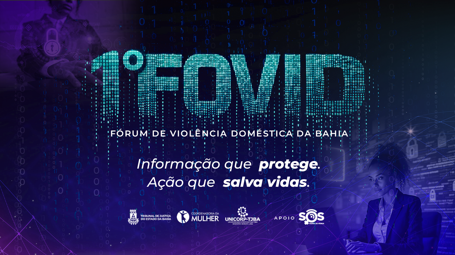 Inscrições para o 1º Fórum de Violência Doméstica da Bahia  estão abertas até o dia 25 de fevereiro  