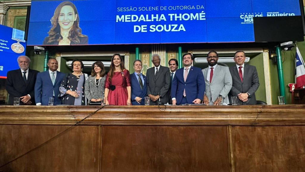 TJBA prestigia outorga da Medalha Thomé de Souza à Presidente da OAB-BA