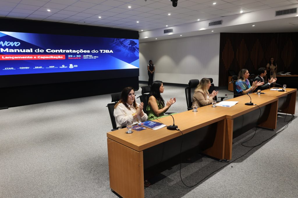 TJBA lança novo Manual de Contratações e promove capacitação para magistrados e servidores